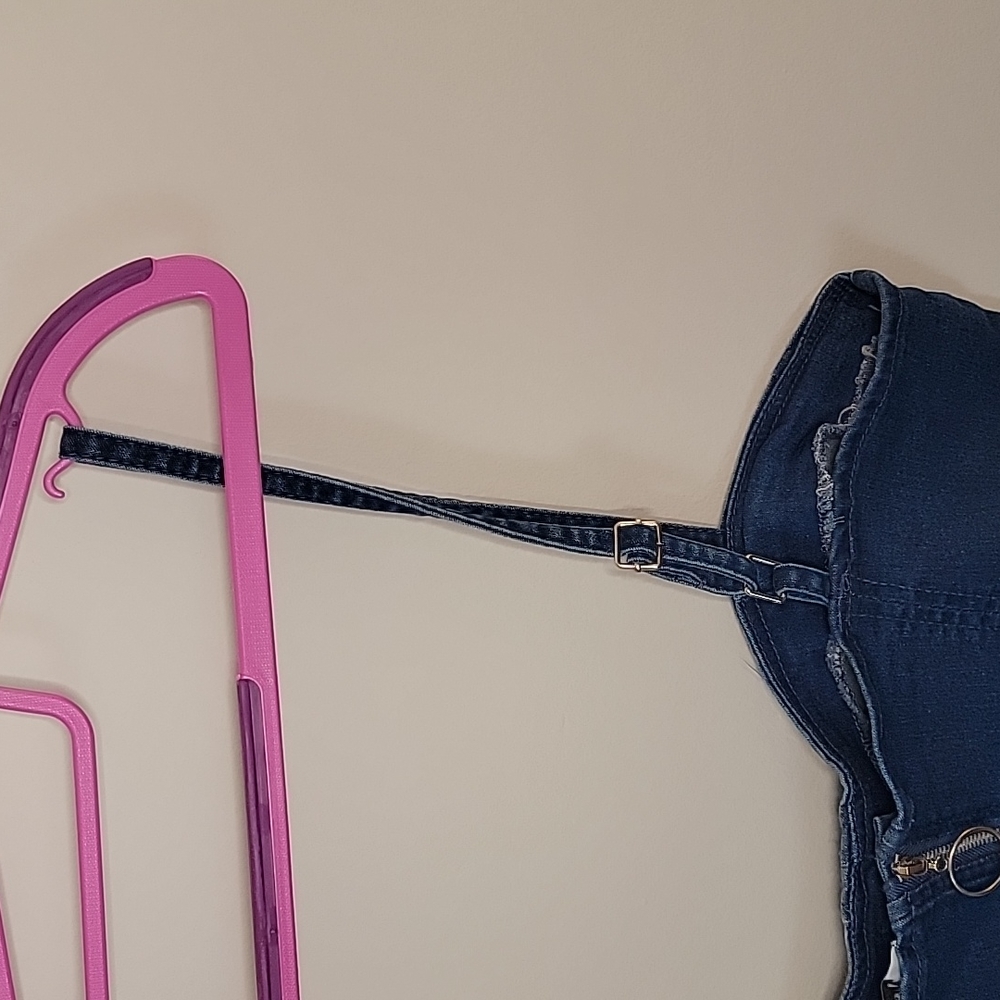 Denim Bustier Style Top - Picture 6 of 10